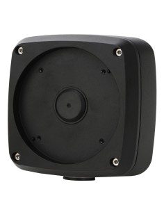 Comprar DAHUA PFA124-B Caja conexiones impermeable cuadrada con anclaje circular en 4 puntos para IPC-MFW5241T2-E3-ASE-B. Color 