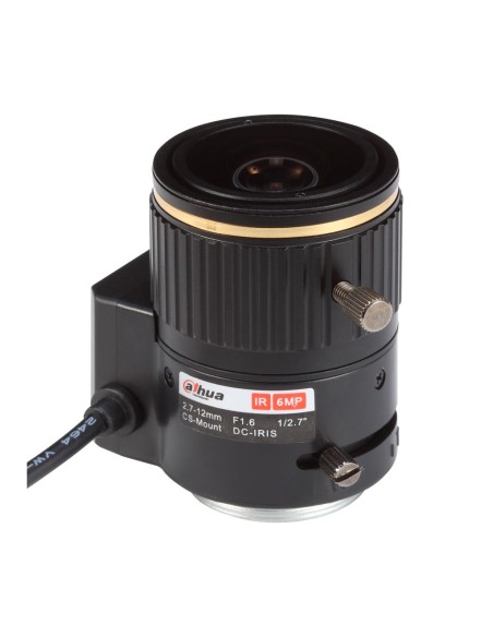 Comprar DAHUA PFL2712-E6D Lente Varifocal MP 6MP 1/2.7" CS AI IR F1.6 2.7~12mm PFL2712-E6D