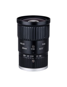 Dahua PFL20-J10M Lente fixa MP 10m 4/3 "C Go F1.6 20mm