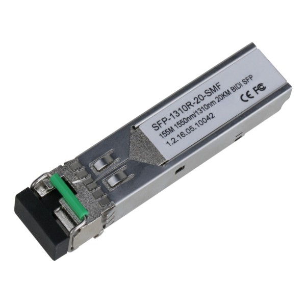 Dahua SFP-1310R-20-SMF SFP SFP SM LC 100Mbps 20km Envio 1550nm / Recepção 1310nm. Receptor