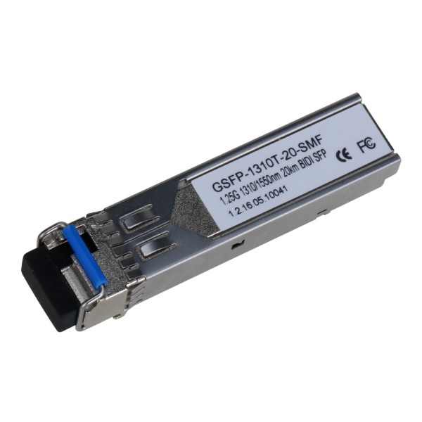 Dahua GSFP-1310T-20-SFP SFP SFP SM LC 1Gbps 20km Shipping 1310nm / recepção 1550nm. Transmissor