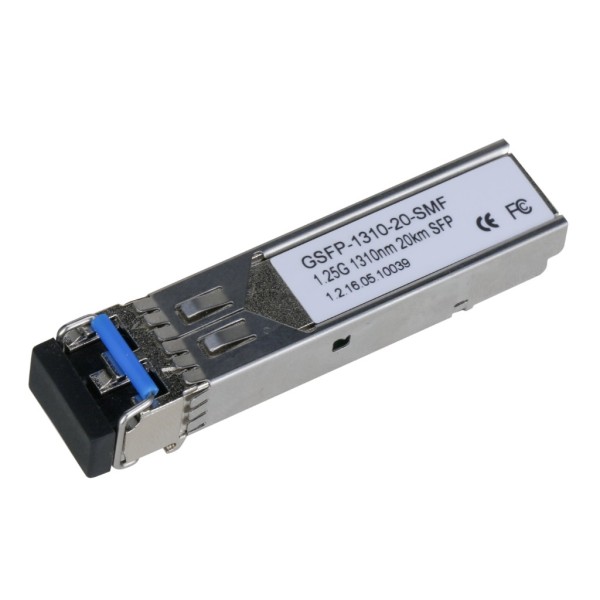 Dahua GSFP-1310-20-SMF SFP SFP SM LC 1Gbps 20km Envio 1310NM / RECEPÇÃO 1310NM. Fibra dupla