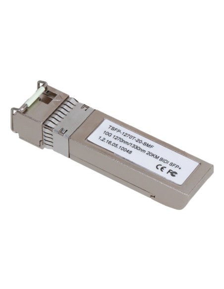 Dahua TSFP-1270T-20-SMF SFP + SM LC LC Monomodo 10Gbps 20km Envio 1270nm / Recepção 1330nm. Transmissor
