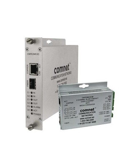 Comprar COMNET CNFE2MC2CM MEDIA CONVERTER, 100 MB/S , 2 Duplex Contacts, MINI, SFP REQUIRED CNFE2MC2CM