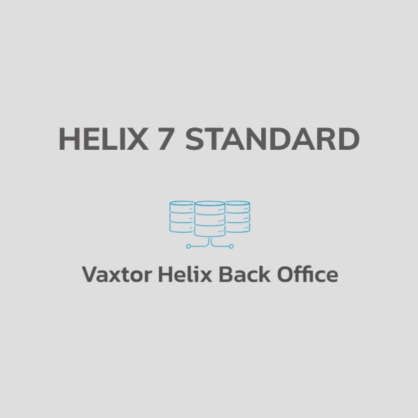 Vaxtor Helix-H7-STD Helix 7 Standard - Back Office Database Software - até 25 câmeras