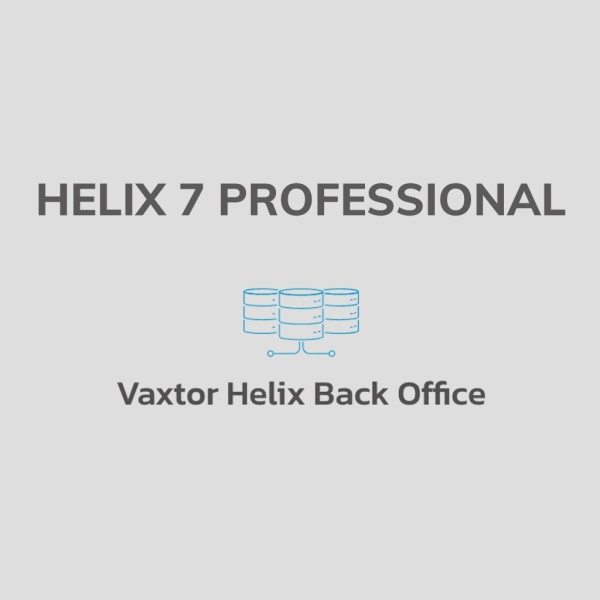 Vaxtor Helix-H7-Pro Helix 7 Professional - Back Office Database Software - até 50 câmeras
