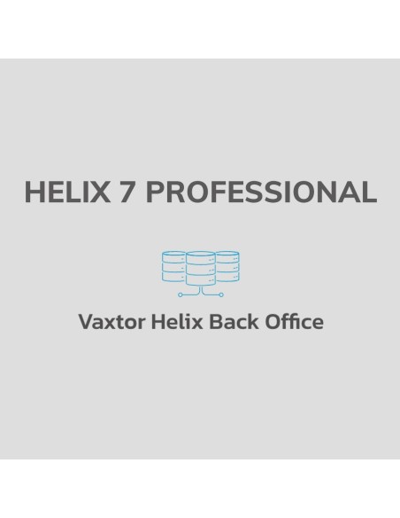 Vaxtor Helix-H7-Pro Helix 7 Professional - Back Office Database Software - até 50 câmeras