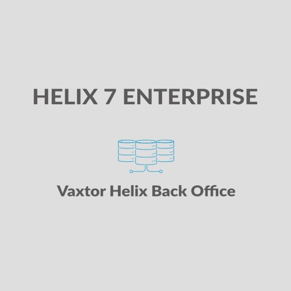 Comprar VAXTOR HELIX-H7-ENT Helix 7 Enterprise - Software de base de datos Back Office - más de 50 cámaras. Precio por cámara HE