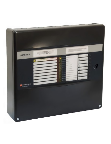 Comprar NOTIFIER 002-477-289 Central convencional NFS microprocesada de 8 zonas, 2 salidas sirena y 2 entradas remotas 002-477-2