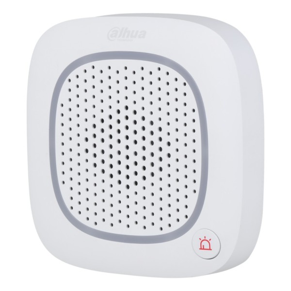 Comprar DAHUA ARA14-W2(868) Sirena Vía radio 868MHz 100dB comunicación bidireccional + botón pánico. Grado2 ARA14-W2(868)