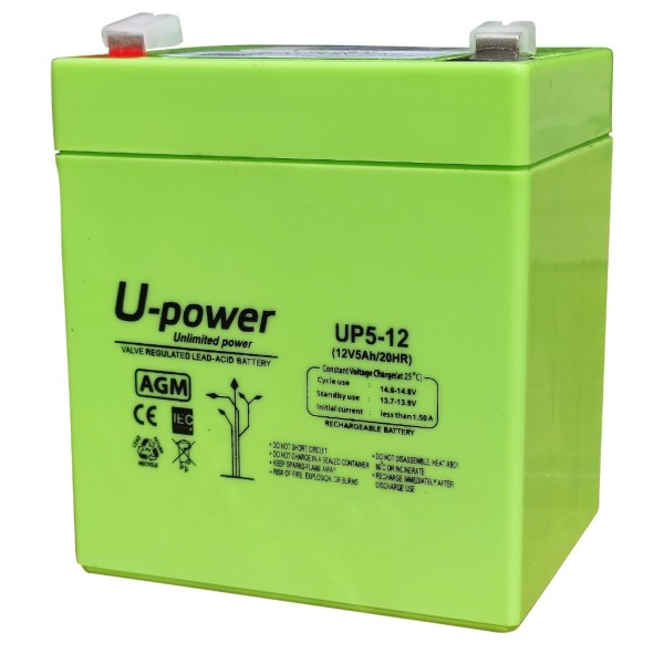 Batteria de chumbo do OEM Bat-12V5ah AGM 12V-5AH