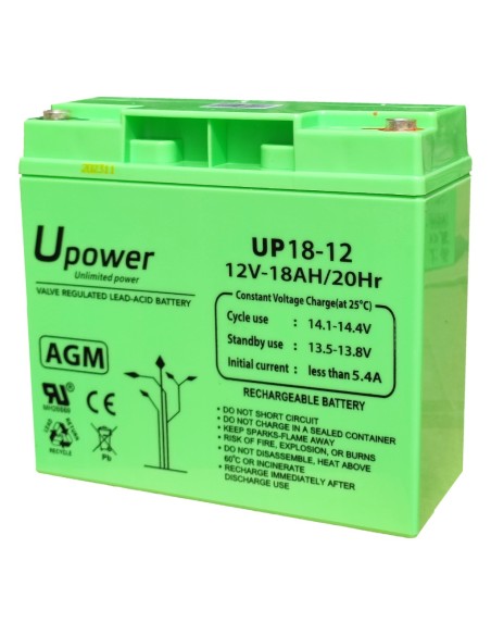 Battle Bat-12v18ah AGM 12V-18AH chumbo bateria