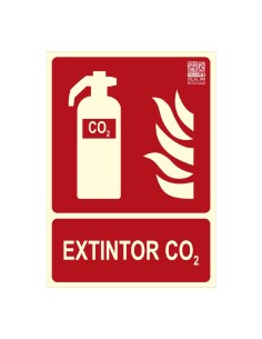 Sinal de sinal EX224N-A4 de Implaser CO2 29.7x21cm