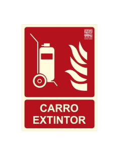 Comprar IMPLASER EX207N-A4 Señal carro extintor 29,7x21cm EX207N-A4