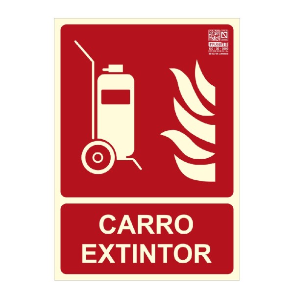 Comprar IMPLASER EX207N-A4 Señal carro extintor 29,7x21cm EX207N-A4