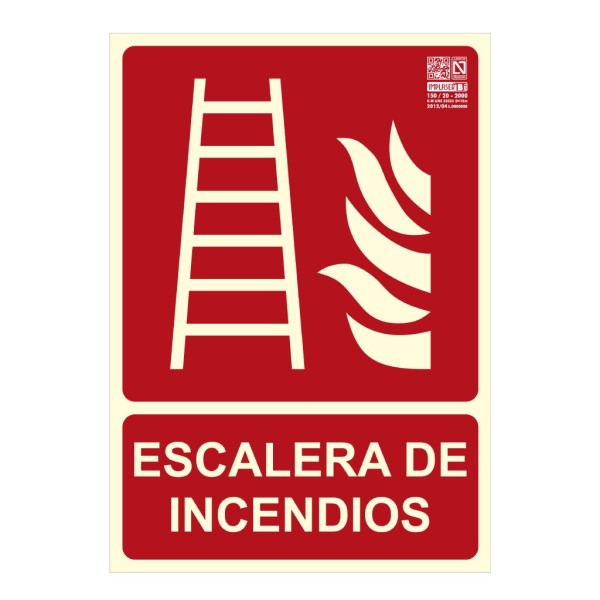 Comprar IMPLASER EX208N-A4 Señal escalera de incendios 29,7x21cm EX208N-A4