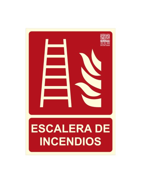 Comprar IMPLASER EX208N-A4 Señal escalera de incendios 29,7x21cm EX208N-A4