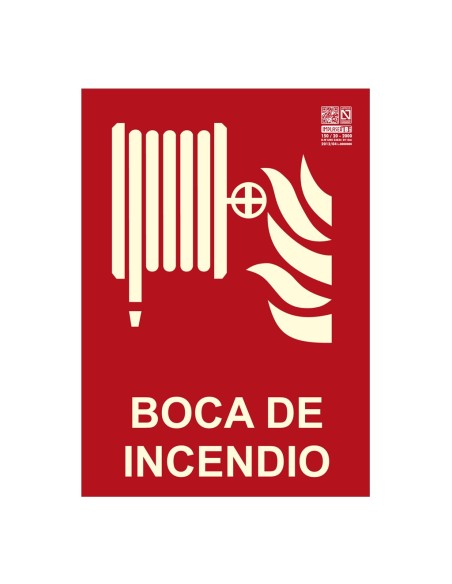 Comprar IMPLASER EX230N-A4 Señal boca de incendio s/marco 29,7x21cm EX230N-A4