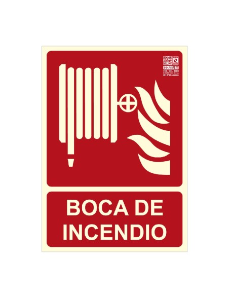Imprise EX204N-A4 Fire Boca Sign 29.7x21cm