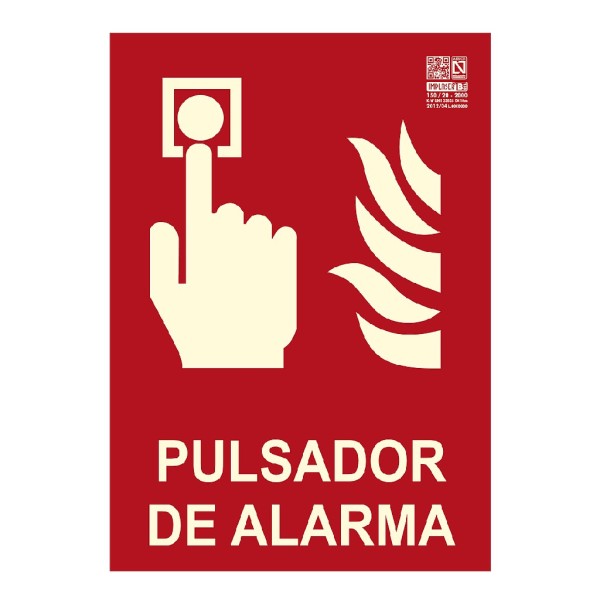 Comprar IMPLASER EX231N-A4 Señal pulsador de alarma s/marco 29,7x21cm EX231N-A4