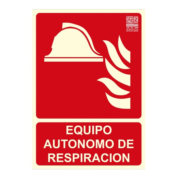Comprar IMPLASER EX214N-A4 Señal equipo autónomo de respiración 29,7x21cm EX214N-A4