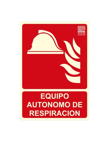 Comprar IMPLASER EX214N-A4 Señal equipo autónomo de respiración 29,7x21cm EX214N-A4