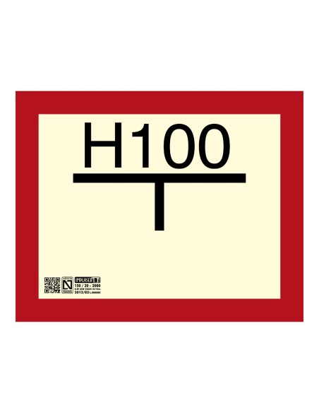 Implaser EX248N Sign Hydrant (H-100) 25x20cm