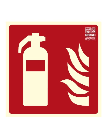 Comprar IMPLASER EX201N Señal extintor 21x21cm EX201N