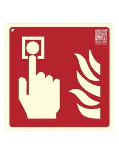 Imprase Sinal de Ex209n-20m Sinal 42x42cm ALARME pressione. 20m