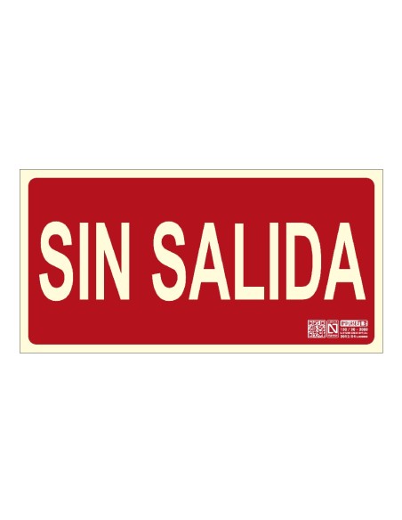 Implaser EX222N Sign sem saída 29.7x15cm