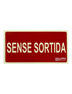 Impraser EX222N-CAT SENYAL SENSE SORTE EM CATÁRIO 29.7X15CM