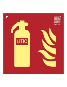 Comprar IMPLASER EX232L Señal extintor litio Clase A 21x21cm EX232L