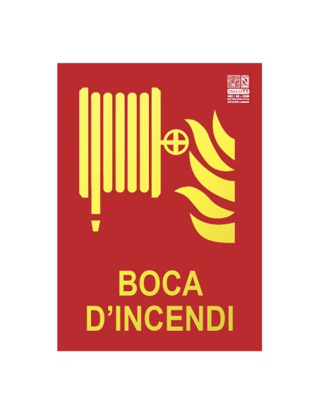 Comprar IMPLASER EX230L-A4-CAT Senyal boca d'incendi en català Classe A 29,7x21cm EX230L-A4-CAT