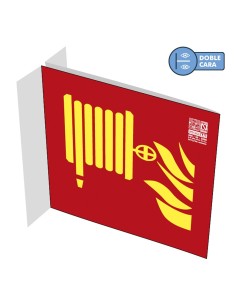 Kaufen IMPLASER EX204BL Schild „Feuerhydrant“ auf Ausleger, Klasse A, 21×21 cm