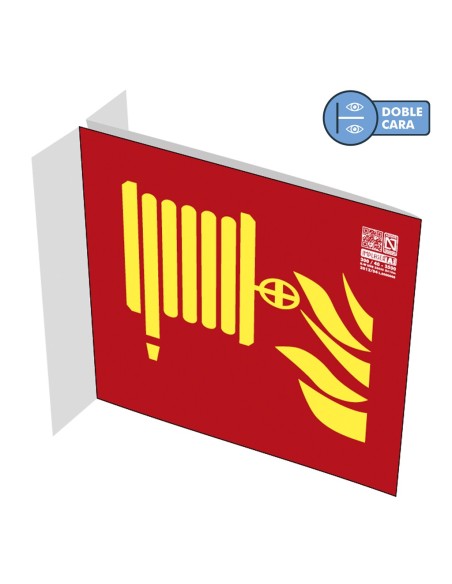 Comprar IMPLASER EX204BL Señal boca de incendio sobre banderola Clase A 21x21cm EX204BL