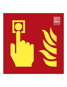 Imprispar o sinal do botão de alarme de sinal EX209L-20M para 42x42cm. 20m