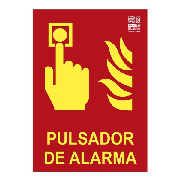 Comprar IMPLASER EX231L-A4 Señal pulsador de alarma Clase A 29,7x21cm EX231L-A4