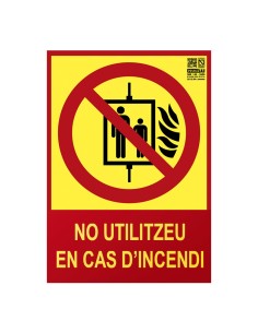 Comprar IMPLASER EX221L-CAT Senyal no utilitzeu en cas d'incendi en català Classe A 21x15cm EX221L-CAT