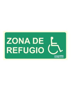 Comprar IMPLASER SIA203N Señal zona de refugio 32x16cm SIA203N