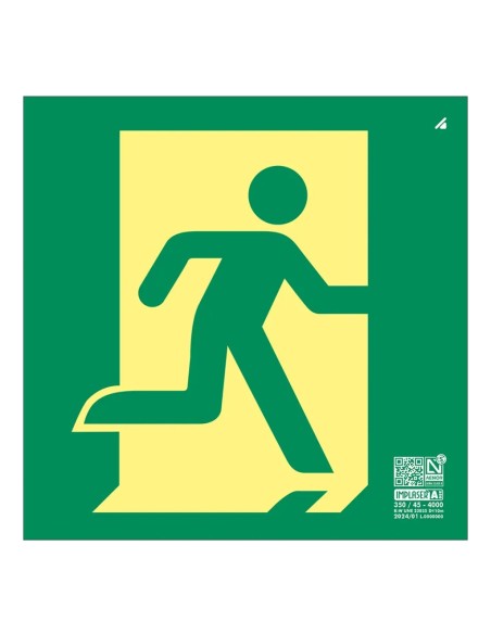 Implaser EV369L Sinal de classe direita em 21x21cm