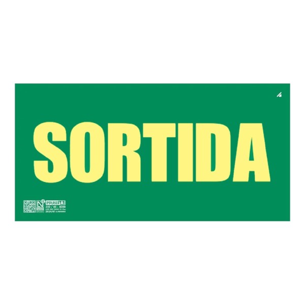 Comprar IMPLASER EV394L-CAT Senyal sortida en català Clase A 32x16cm EV394L-CAT