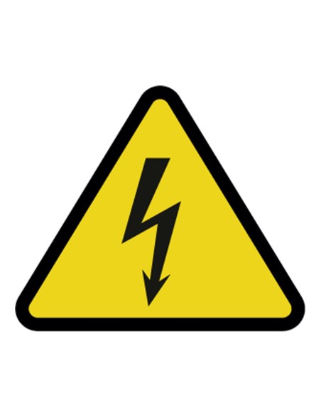 Implasp adhad08 etiqueta de risco elétrico 9cm