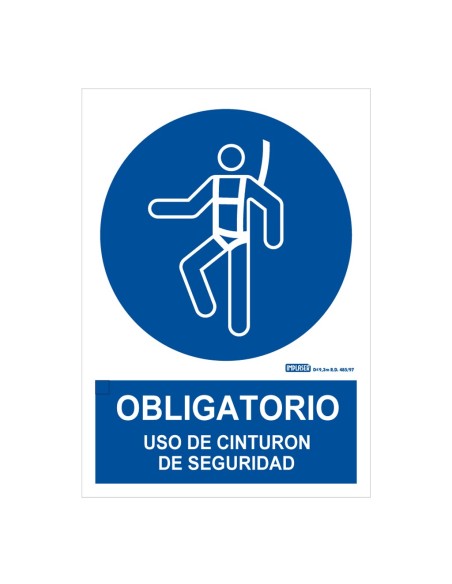 Implaser OB02-A4 Obrigatório Use a correia de segurança 29.7x21cm