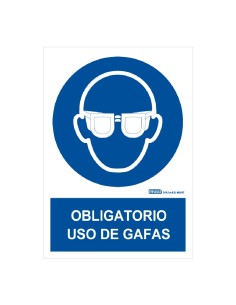 Comprar IMPLASER OB03-A4 Señal obligatorio uso de gafas 29,7X21cm OB03-A4