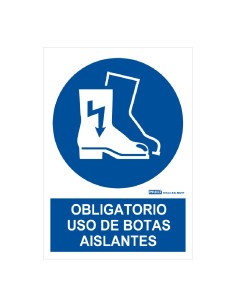 Comprar IMPLASER OB07-A4 Señal obligatorio uso de botas aislantes 29,7x21cm OB07-A4