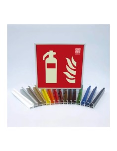 Implaser MST210297 quadro de alumínio para sinais 21x29.7cm