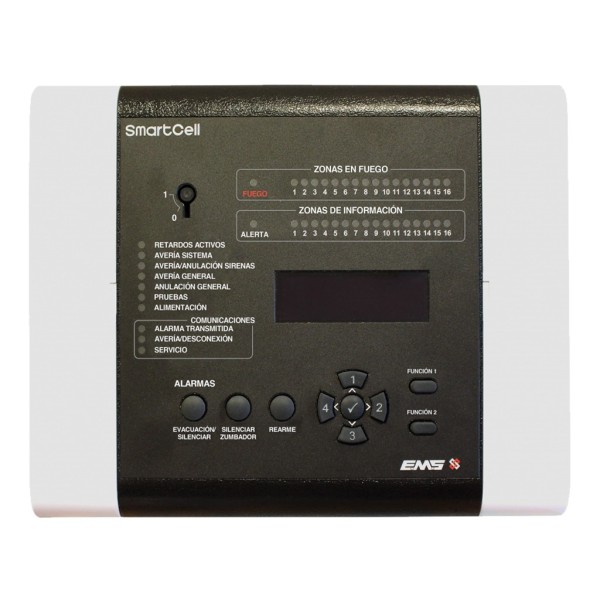 Kidde Commercial SC-11-2201-0001-09 Painel de controle sem fio Smartcell (24VDC) (cartão de comunicação do Sín) - Espanhol