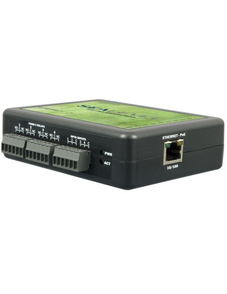 MOGI SYSTEMS 120POE MAGI MODULE I / O Interface de massa para o painel de intrusão para integração de radar com alarmes. 4 entra