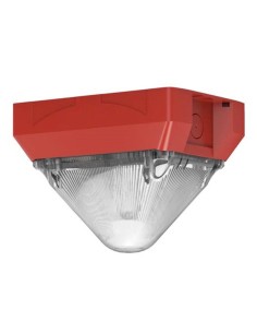Notificador PY-X-M-10-LL Grande Flash Piramidal com Lente Transparente In54 / 23