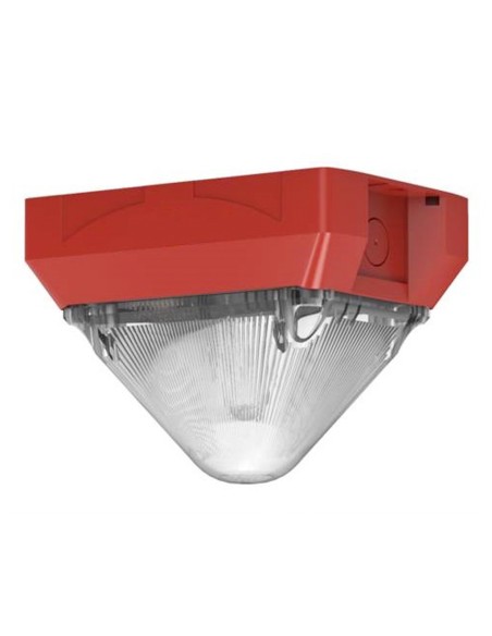 Notificador PY-X-M-10-LL Grande Flash Piramidal com Lente Transparente In54 / 23